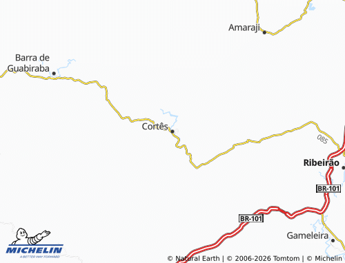 Carte MICHELIN Cortês - ViaMichelin