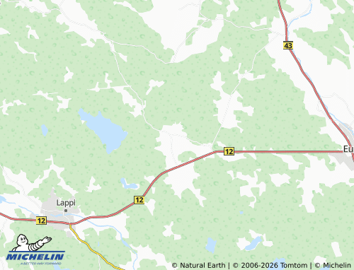 MICHELIN-Landkarte Turajärvi - ViaMichelin