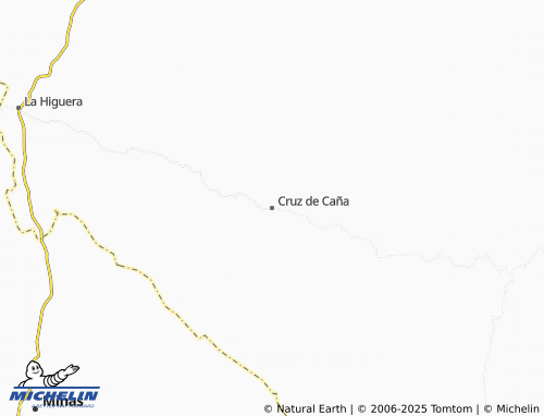 MICHELIN Cruz de Caña map - ViaMichelin