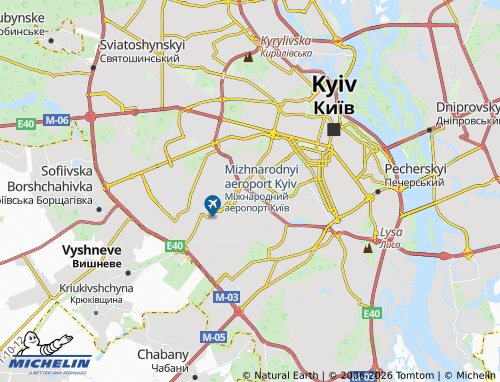 MICHELIN Solomianskyi map - ViaMichelin