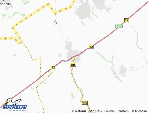 MICHELIN Bajmok map - ViaMichelin