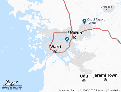 Mapa MICHELIN Okumagba Layout - ViaMichelin