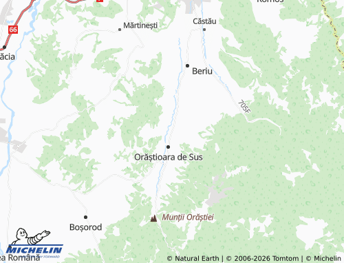 MICHELIN Bucium map - ViaMichelin
