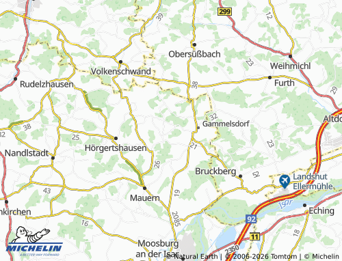MICHELIN Oberpriel map - ViaMichelin