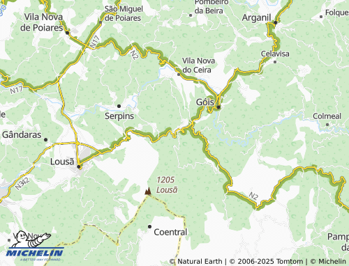 Mapa MICHELIN Albergaria - ViaMichelin