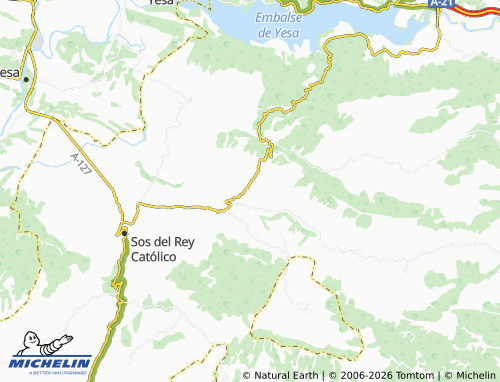Mappa MICHELIN Urriés - ViaMichelin