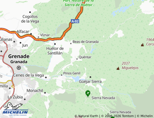 Mappa MICHELIN Quéntar - ViaMichelin