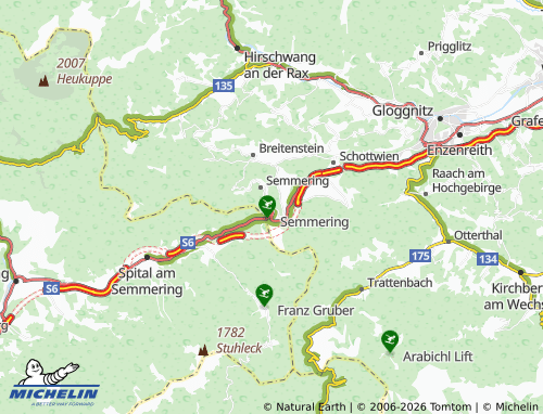 Mapa MICHELIN Semmering-Kurort - ViaMichelin