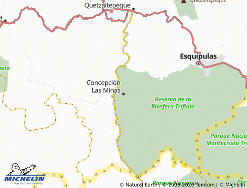 MICHELIN-Landkarte Concepción Las Minas - ViaMichelin