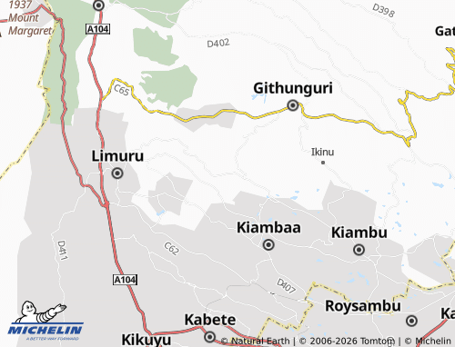 MICHELIN Kamondo map - ViaMichelin