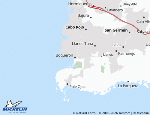 Mapa MICHELIN Boquerón - ViaMichelin