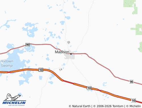 Mappa MICHELIN Madison - ViaMichelin