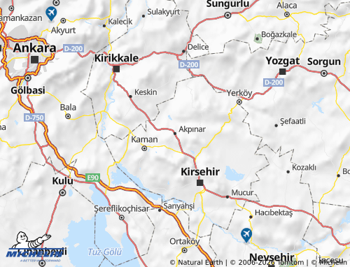 MICHELIN Akpınar map - ViaMichelin