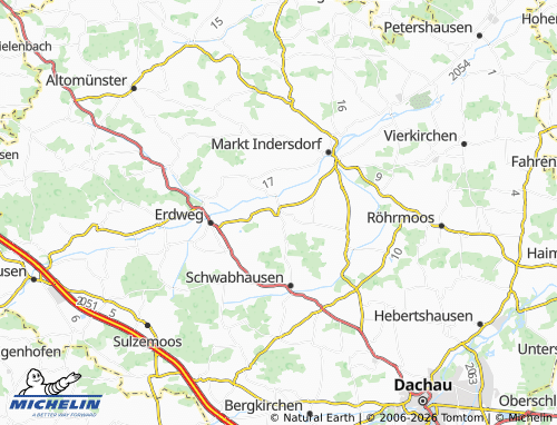 MICHELIN-Landkarte Arnbach - ViaMichelin