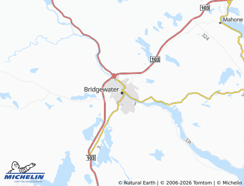 MICHELIN Bridgewater map - ViaMichelin