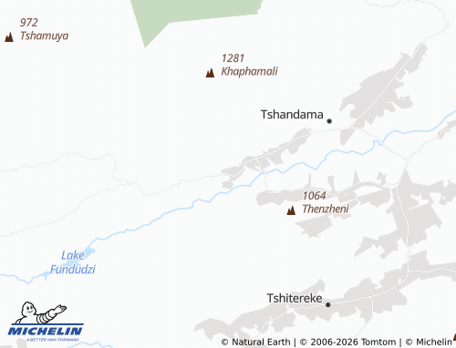 MICHELIN-Landkarte Thongwe - ViaMichelin