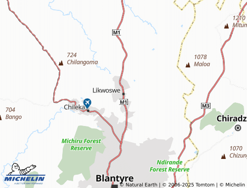 MICHELIN Likwoswe map - ViaMichelin