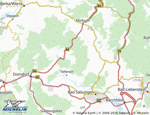 MICHELIN-Landkarte Weißendiez - ViaMichelin