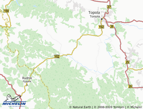 Mapa MICHELIN Donja Šatornja - ViaMichelin