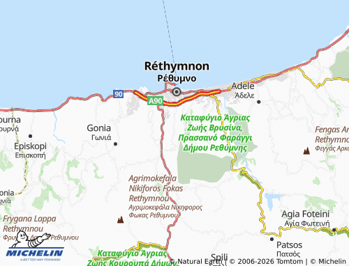 Mappa MICHELIN Metochi Risvani - ViaMichelin