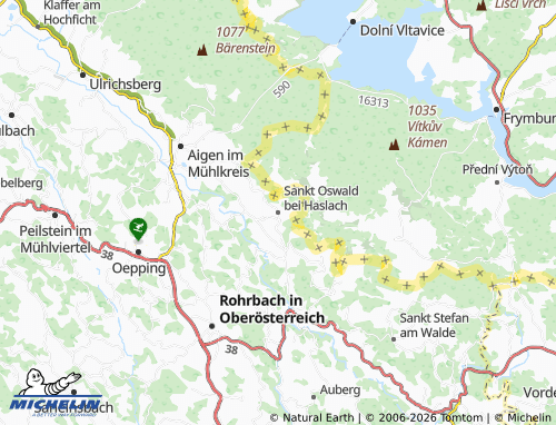 Mappa MICHELIN Sankt Oswald bei Haslach - ViaMichelin