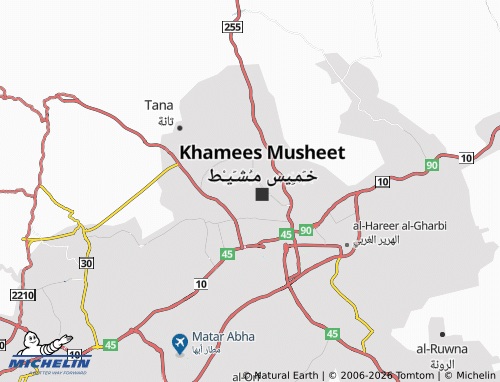 MICHELIN-Landkarte al-Tadamun - ViaMichelin