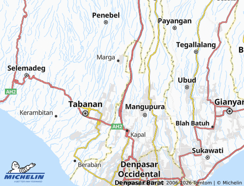 Kaart MICHELIN Peken Belayu - ViaMichelin