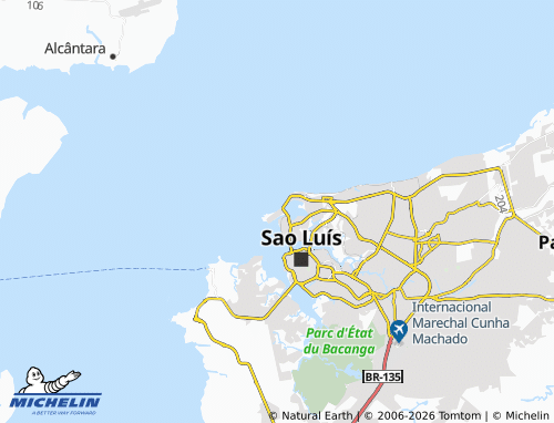 Mapa MICHELIN Ponta d'Areia - ViaMichelin