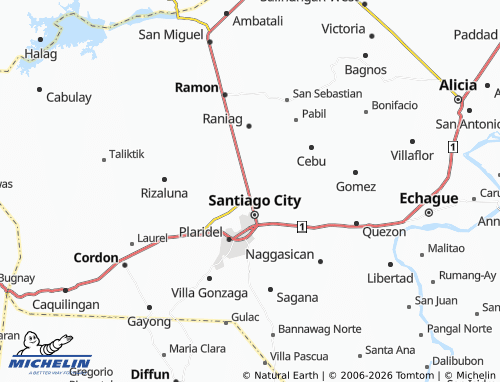 Kaart MICHELIN Rizal - ViaMichelin