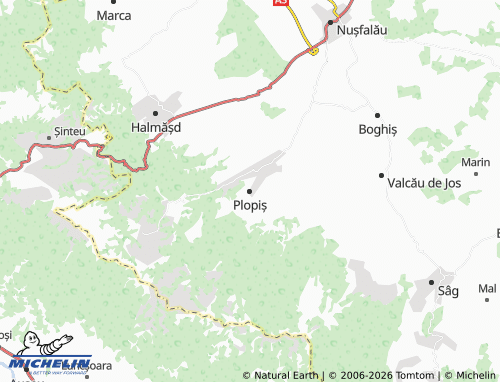 Mapa MICHELIN Plopiș - ViaMichelin
