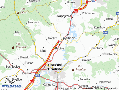 Mappa MICHELIN Babice - ViaMichelin