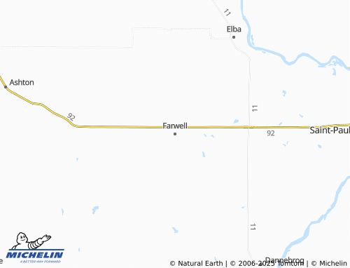 MICHELIN Farwell map - ViaMichelin
