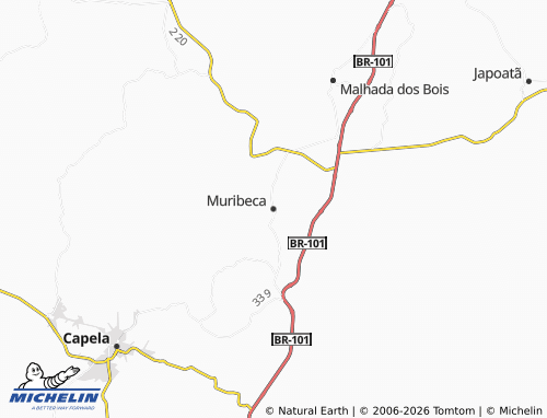 Mappa MICHELIN Muribeca - ViaMichelin