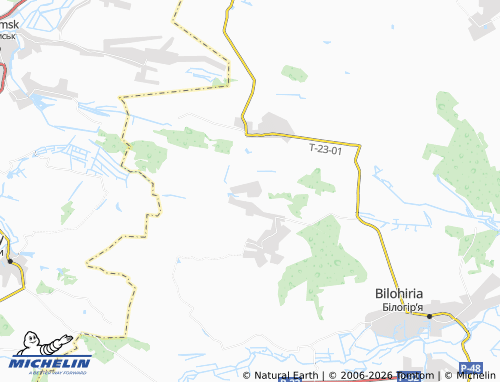MICHELIN Stavyshchany map - ViaMichelin