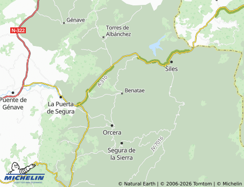 Mappa MICHELIN Benatae - ViaMichelin