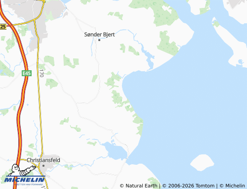 Mapa MICHELIN Grønninghoved Strand - ViaMichelin