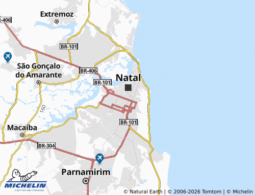 Mapa MICHELIN Lagoa Seca - ViaMichelin