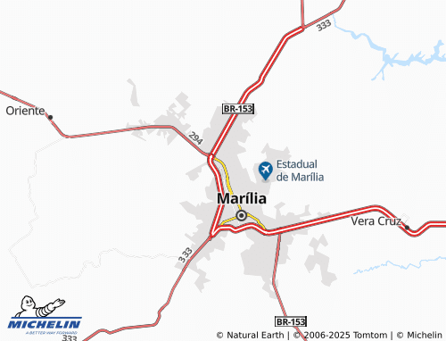 MICHELIN Jardim São Francisco map - ViaMichelin