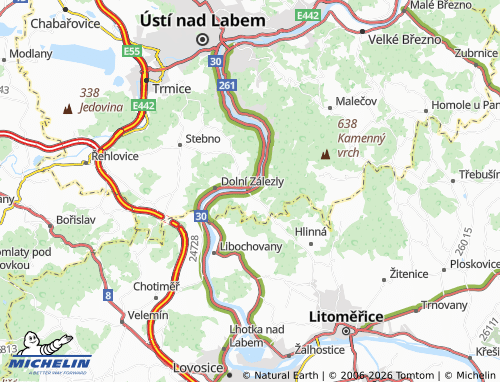 Kaart MICHELIN Sebuzín - ViaMichelin