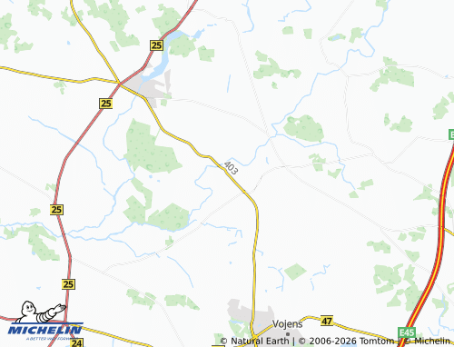 MICHELIN Mølby map - ViaMichelin