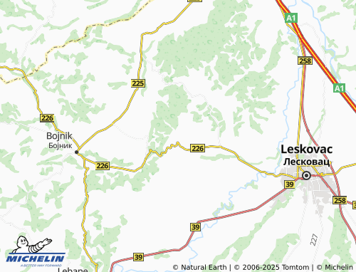 Kaart MICHELIN Petrovac - ViaMichelin