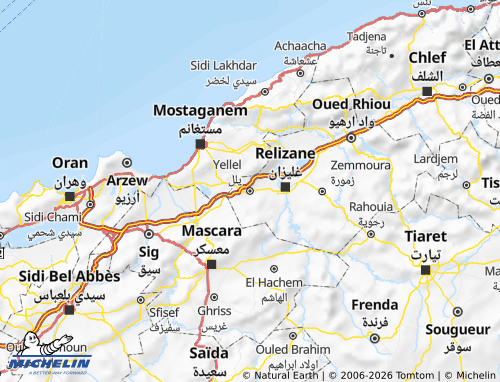 Carte MICHELIN Yellel - ViaMichelin