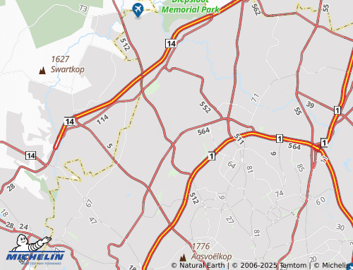 MICHELIN Hoogland Extension 35 map - ViaMichelin
