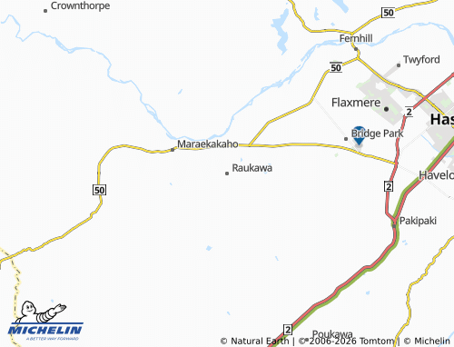 Mapa MICHELIN Raukawa - ViaMichelin