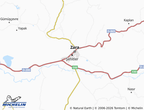 Mappa MICHELIN Şehitler - ViaMichelin