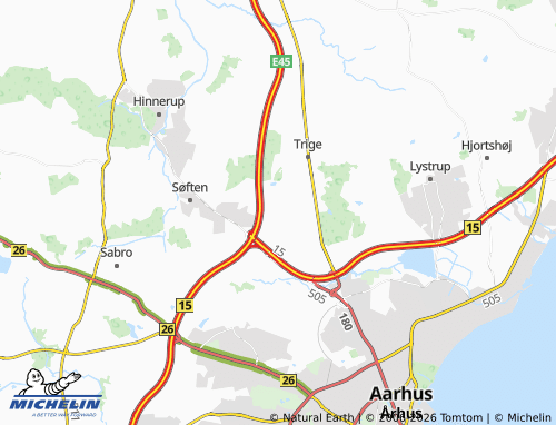MICHELIN Ølsted map - ViaMichelin