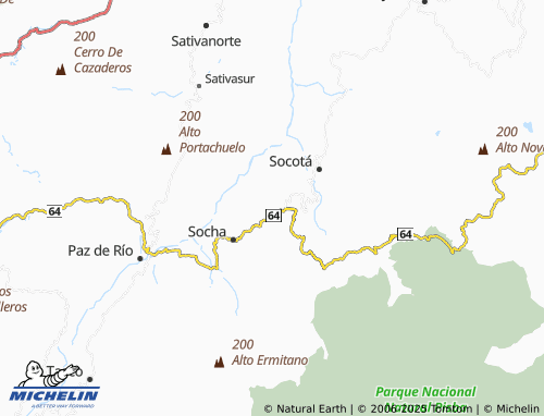 MICHELIN Alto map - ViaMichelin
