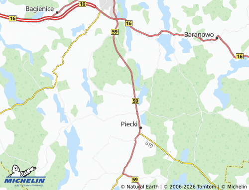 MICHELIN Brejdyny map - ViaMichelin