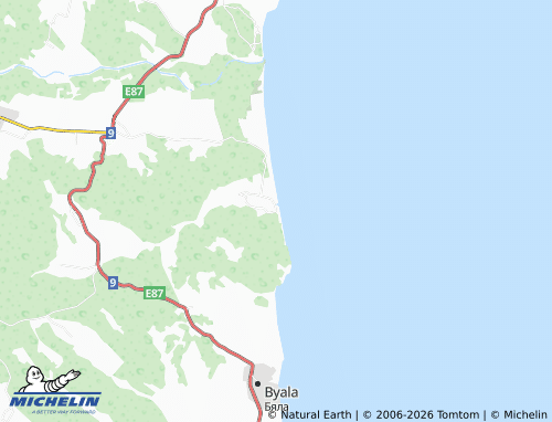 MICHELIN Letovishte Shkorpilovtsi map - ViaMichelin