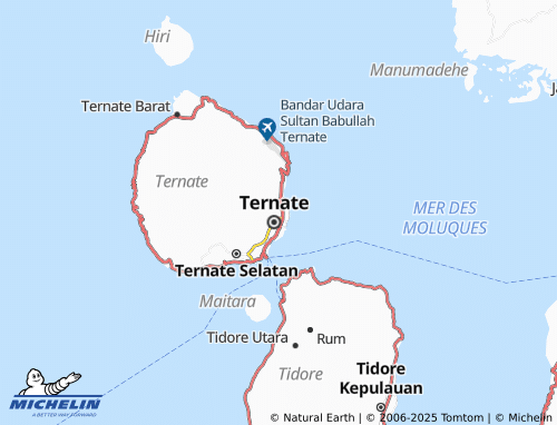 MICHELIN Santiong map - ViaMichelin